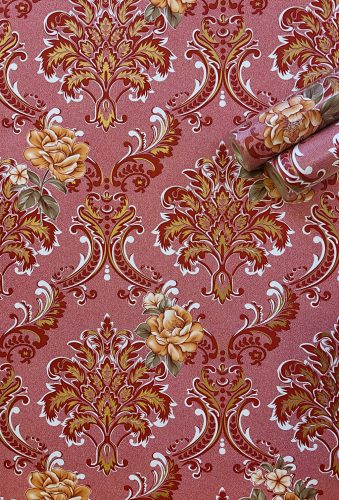 Sumptuous - Piros alapon virágok és indák