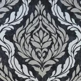 Carat Black - Sötétszürke alapon ezüst és bronz minta
