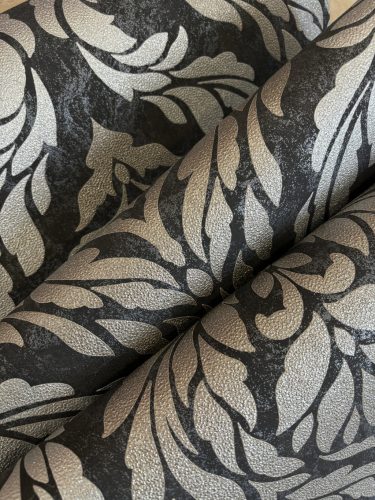 Carat Black - Sötétszürke alapon ezüst és bronz minta