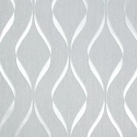 Indra Wave Silver - Ezüst alapon ezüst hullámos tapéta