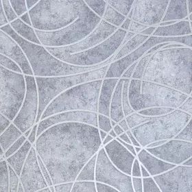 Circle Design - Ezüst mintás tapéta
