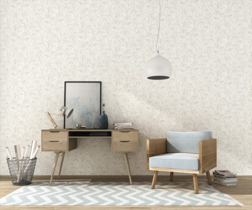 Enchanted - Bézs alapon mezei virágok