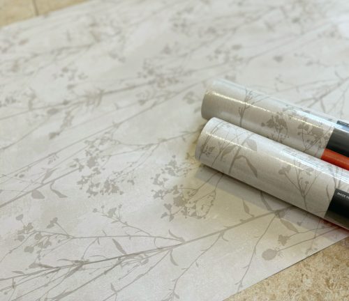 Enchanted - Bézs alapon mezei virágok