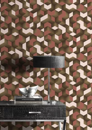 Mosaic - Kockás retro tapéta
