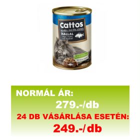 Cattos nedves macskaeledel halas