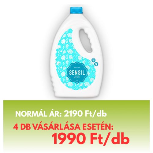 Sensil Mosógél 4 liter - Brilliant White