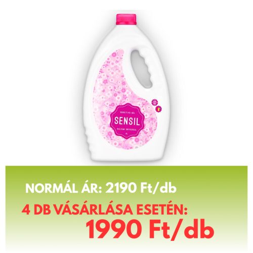 Sensil Mosógél 4 liter - Sensitive Balsam
