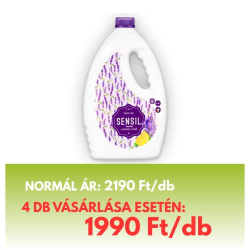 Sensil Mosógél 4 liter - Lavender Lemon
