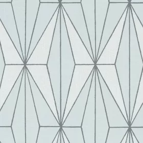 Parade Turquoise - Türkiz alapon geometriai minta