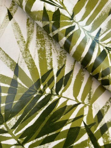 Viaszos vászon terítő 279 - Levélmintás 