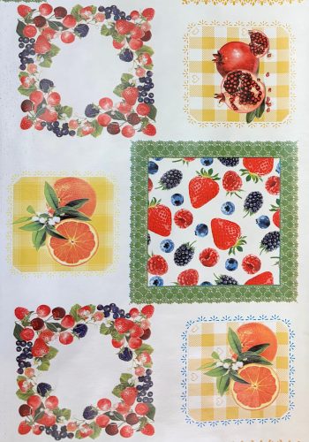 Viaszos vászon terítő 314 - Gyümölcsök