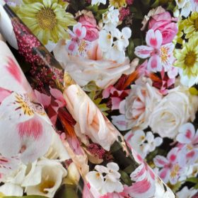 Viaszos vászon terítő 318 - Virágok