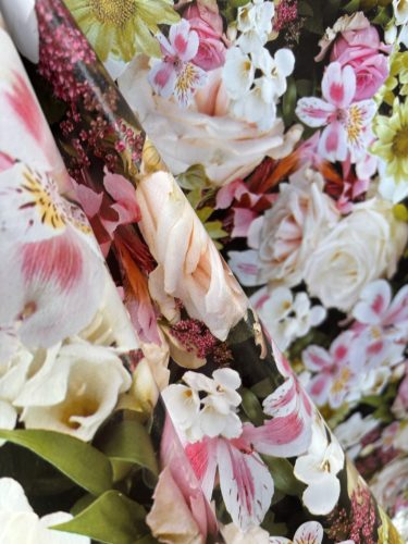 Viaszos vászon terítő 318 - Virágok