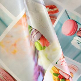 Viaszos vászon terítő 70 - Macaronos 