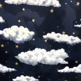 Night Sky - Felhős, csillagos tapéta