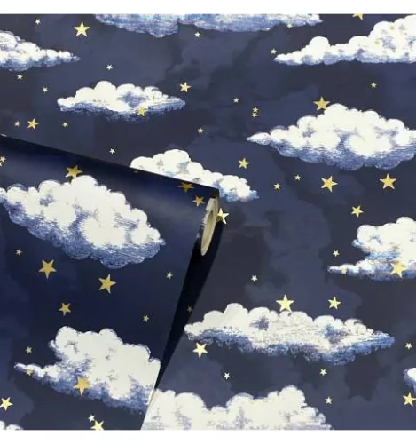 Night Sky - Felhős, csillagos tapéta