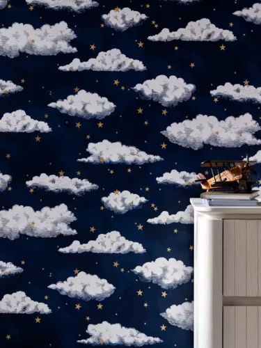 Night Sky - Felhős, csillagos tapéta