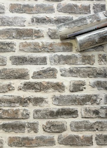Whitewashed Brick - Téglamintás tapéta