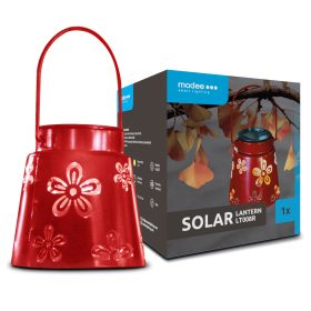 Modee Lighting LED Szolár Napelemes Lámpás - piros